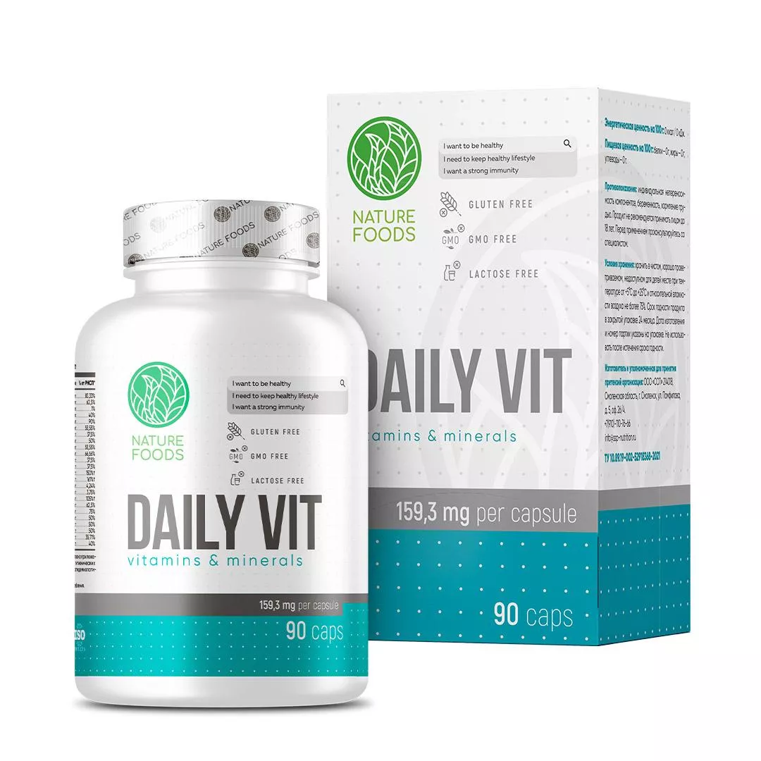Nature Foods Daily Vit 90 caps