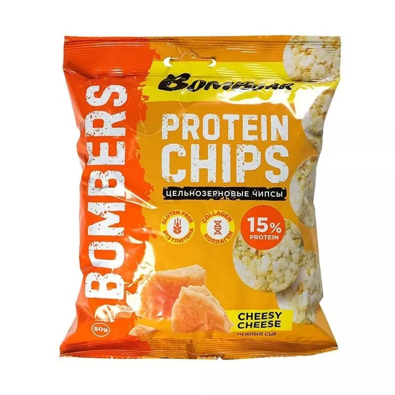 BOMBBAR Чипсы Цельнозерновые Протеиновые 50g (х14)