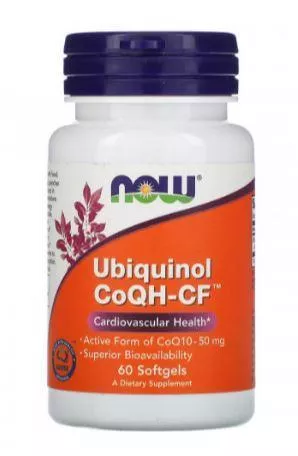 NOW CoQH-CF UBIQUINOL 60 sgels