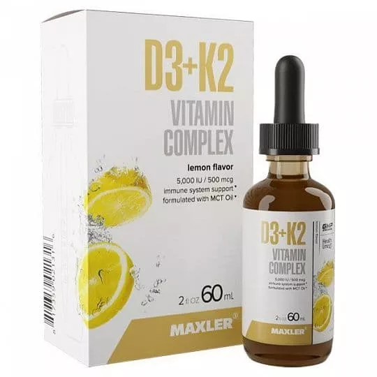 Maxler Vitamin D3 + K2 drops 60 ml