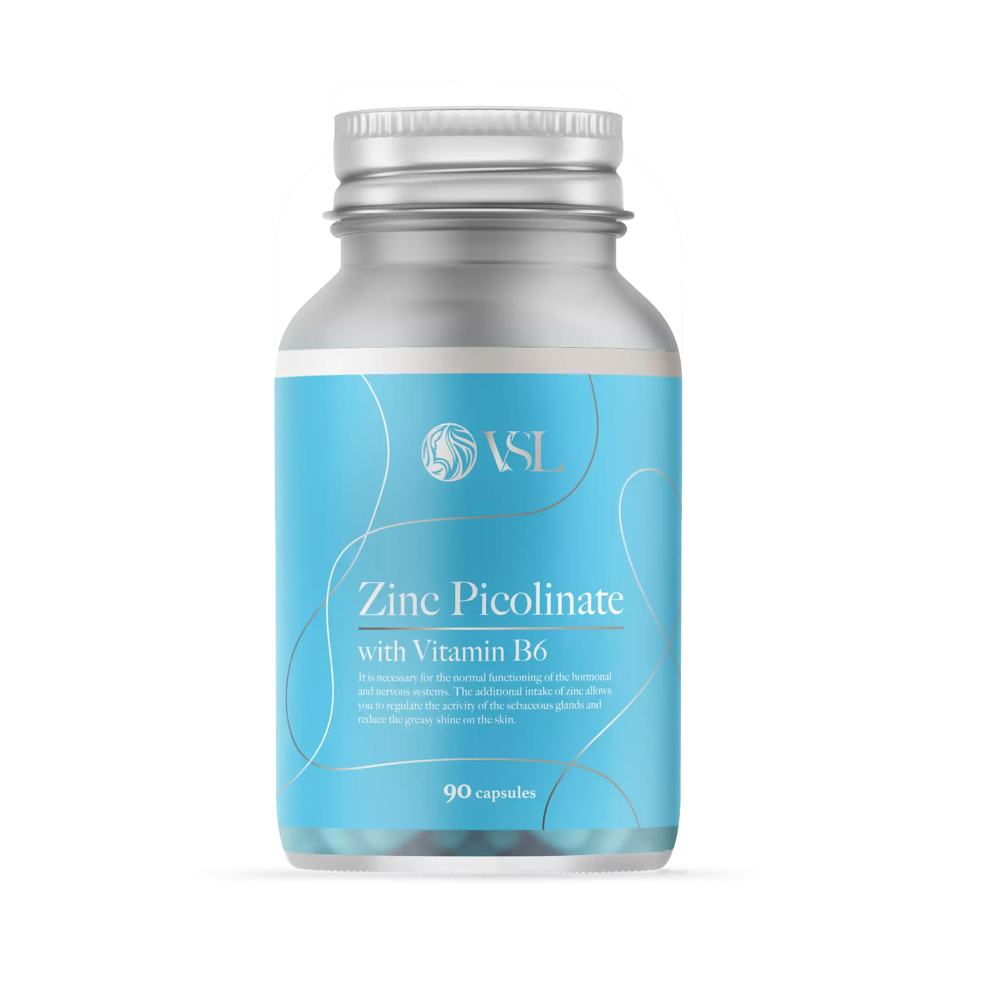 VSL Zinc picolinate 25mg Vitamin B6 6mg 90 caps