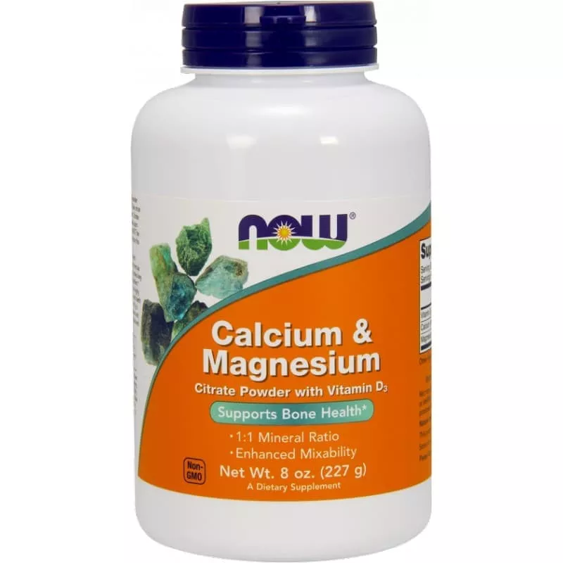 NOW Calcium & Magnesium + D-3 227g