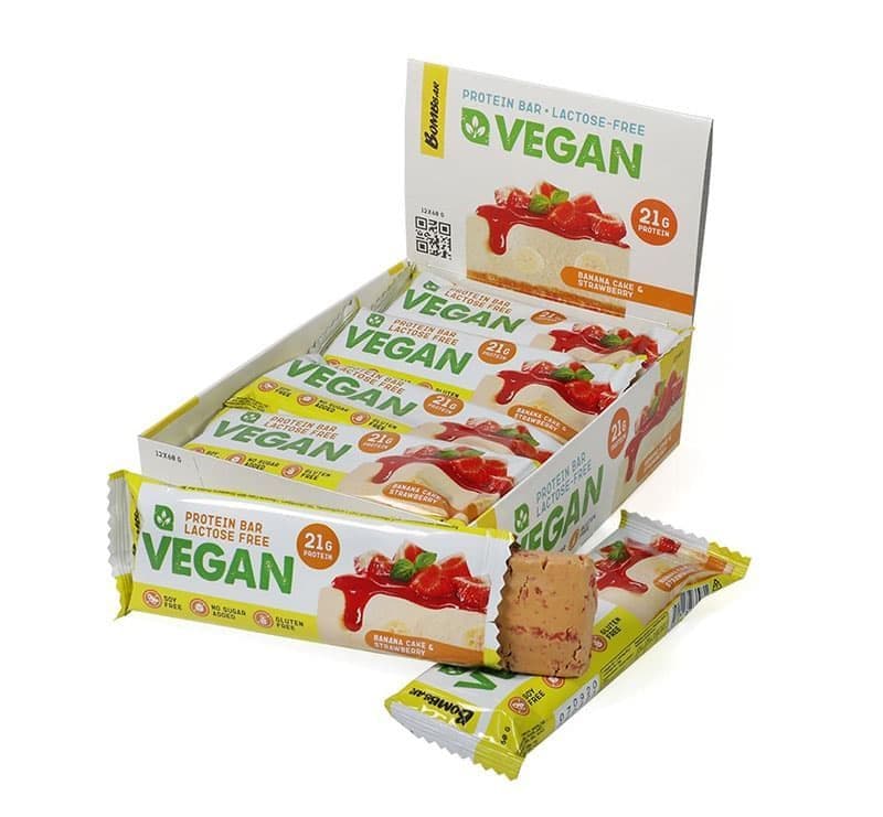 Bombbar Vegan Protein Bar 60g (х12)