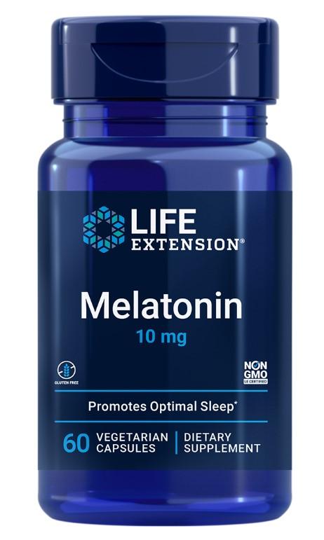 LIFE Extension Melatonin 10mg 60 vcaps фото