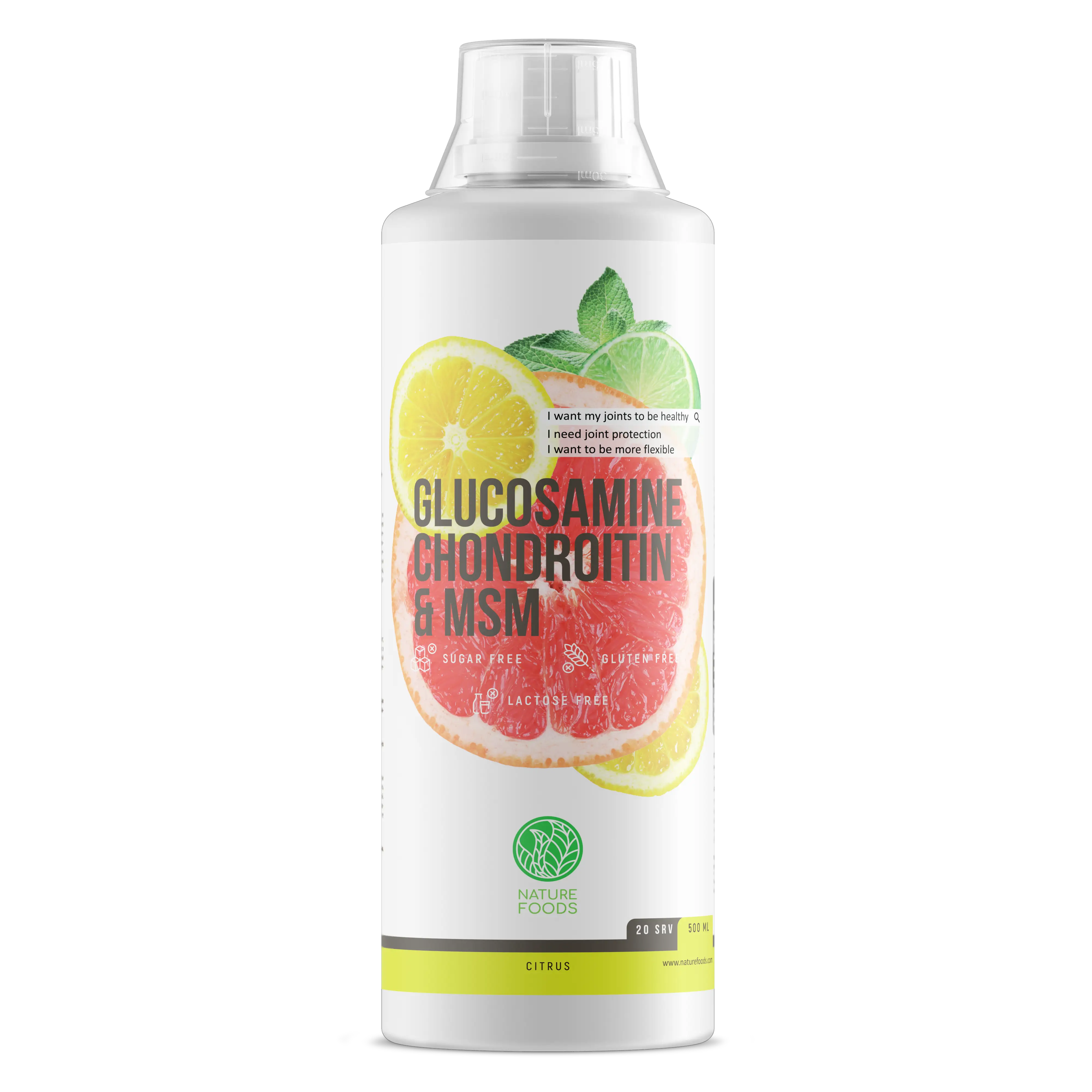 Nature Foods Glucosamine+Chondroitine+MSM Concentrate 500 ml