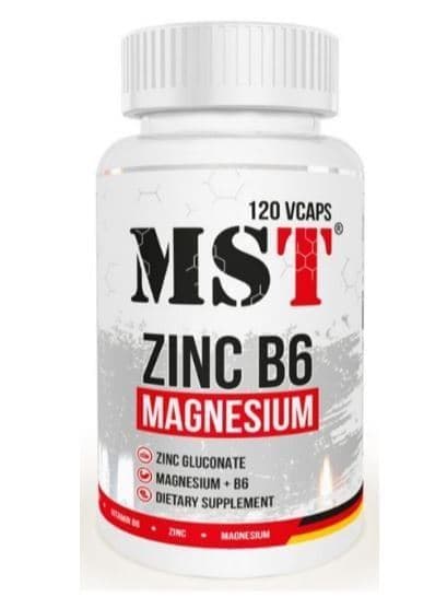 MST Zinc Magnesium B6 120 vcaps