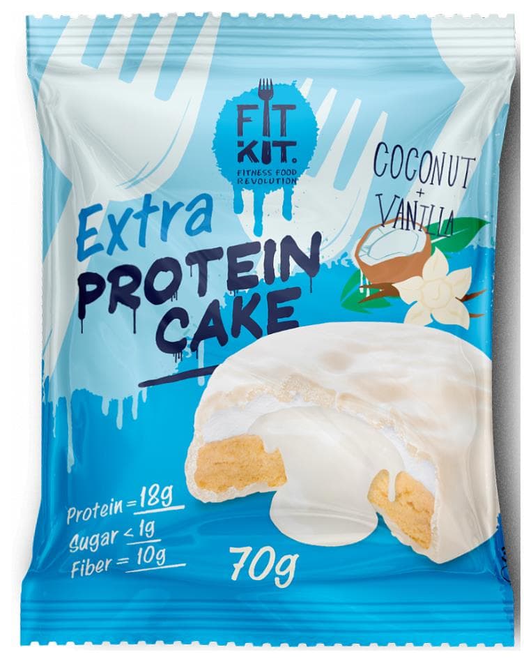 Fit Kit Protein White Cake 70g фото
