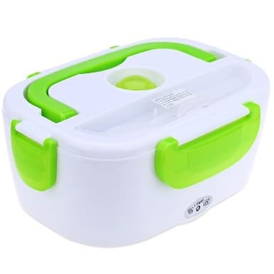 Take it Ланч Бокс Пластиковая Чаша 220Вт 600ml (Бело-Зеленый)