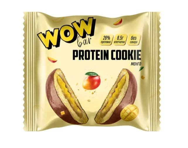 Prime Kraft Протеиновое Печенье WOWBAR с Начинкой 40g фото