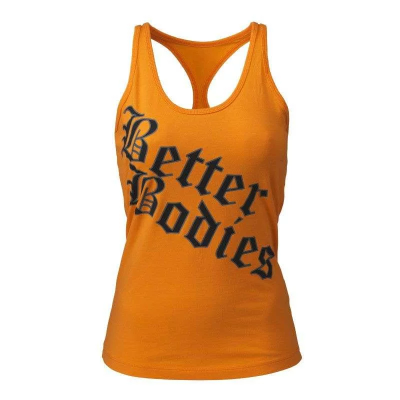Better Bodies Printed T-back Bright orange фото