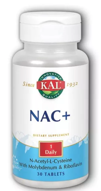 KAL Vitamins NAC+ 600mg 30 tabs фото