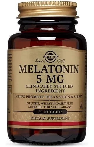 Solgar Melatonin 5 mg 60 nuggets фото