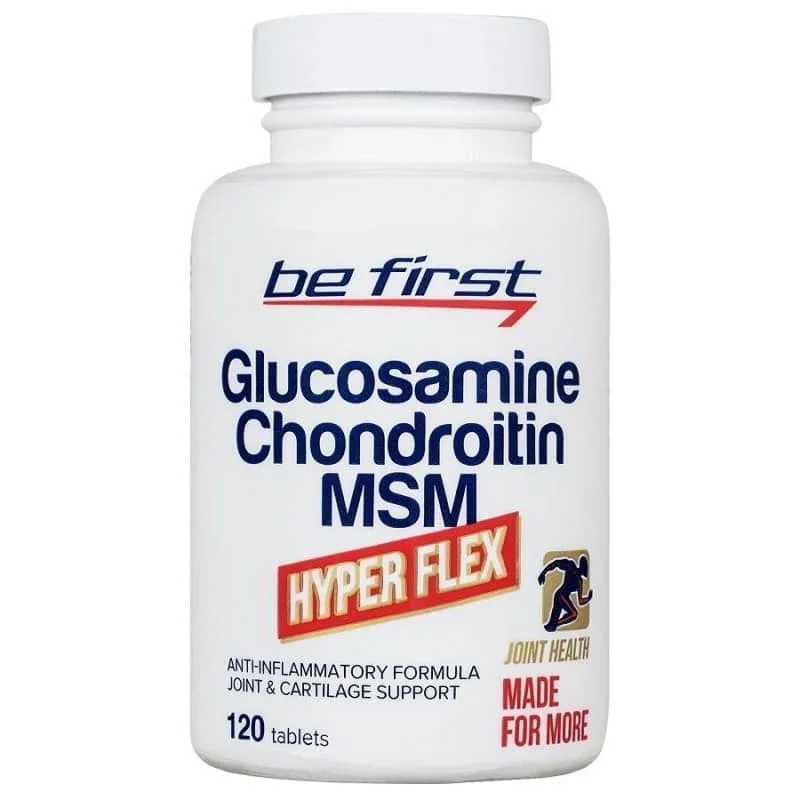 BeFirst Glucosamine+Chondroitin+MSM Hyper Flex 120 tabs фото