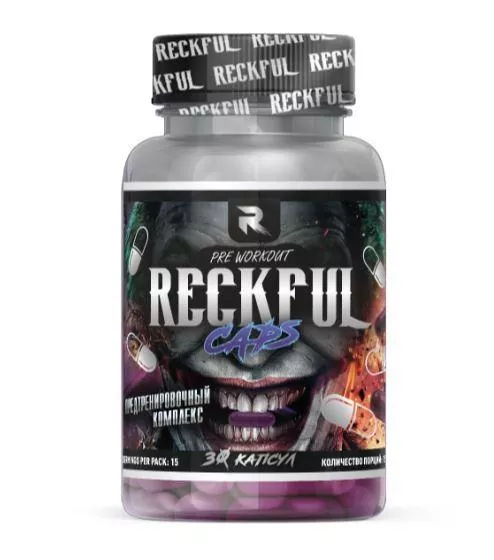 Reckful Pre-Workout 30 caps фото