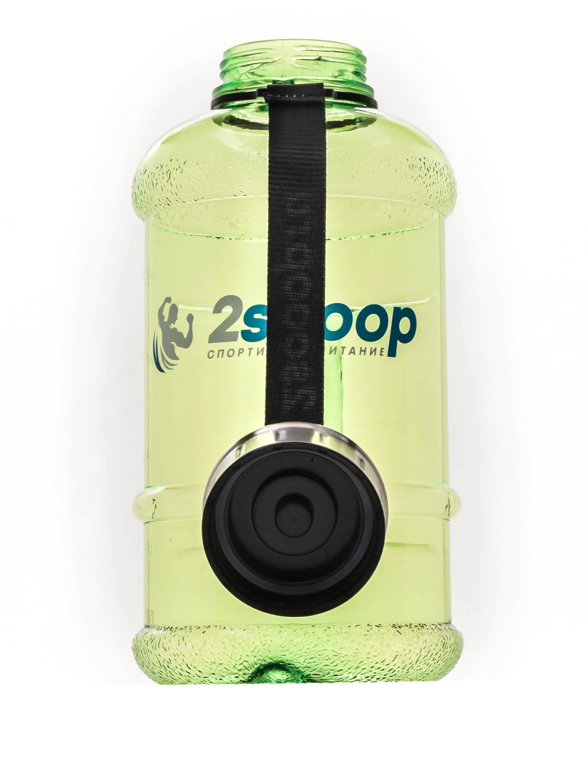 2scoop Бутыль 2.2 L металлическая крышка (Зелёный) фото